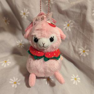 Authentic Amuse Brand Love Berry Baby Alpacasso Plush Alpaca